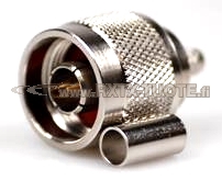 N-uros PURISTETTAVA LIITIN RG58 - RF-liittimet - 702009 - 1