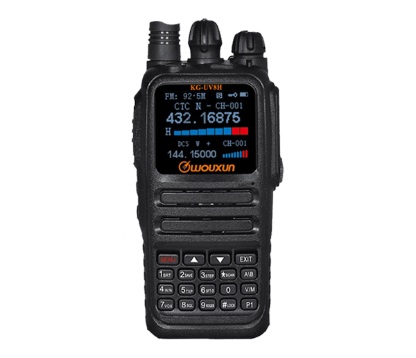 WOUXUN KG-UV8H PLUS DUALBAND + 3200mAh AKKU, 145/434MHz HI POWER 10W - 4m/2m/70cm amatööriradiot 70-434MHz - 104009 - 1