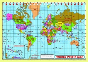 WPMD-MAP A3 KOKOINEN RADIOAMATÖÖRI KARTTA 297 × 420 mm - Muut tuotteet - 130719 - 1