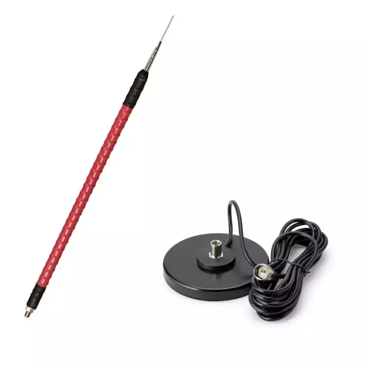 RED ROCKET MAG CB27 TEHOKAS LA-MAGNEETTIANTENNI 185cm - CB autoantennit 25-30 MHz - 502209 - 1
