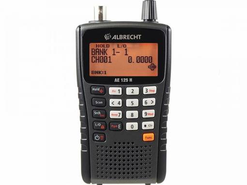 ALBRECHT AE125H NOPEA RADIOSKANNERI 25-960MHz - Radioskannerit 0,5-3000MHz - 402009A - 1