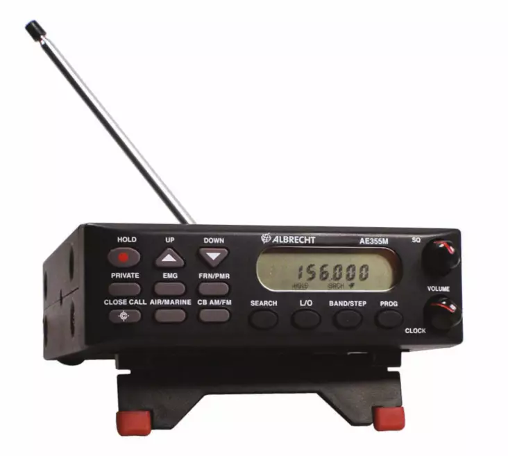 ALBRECHT AE355 RADIOSKANNERI 25 - 960MHz (Tukiasema tai auto) - Radioskannerit 0,5-3000MHz - 402010A - 1