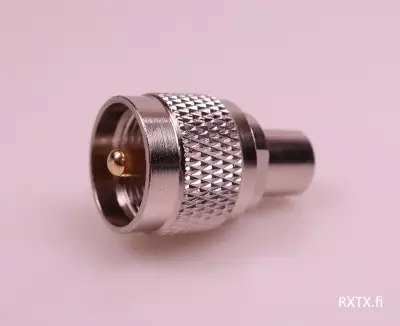 ADAPTERI UHF-(M) uros / FME-uros, M-YHTEENSOPIVA UHF LIITIN - Liitinadapterit - 704721M - 1