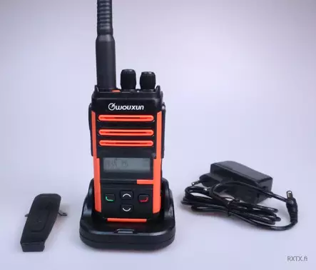 WOUXUN R59 RHA68 LAAJA MENU ORANSSI PIENI METSÄSTYS VHF-PUHELIN, IP65, PUHEENSALAUS, USB-C - RHA68 KÄSIRADIOPUHELIMET - 202007O - 2