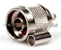 N-uros PURISTETTAVA LIITIN RG58 PITKÄLLÄ HOLKILLA - RF-liittimet - 702009P - 1